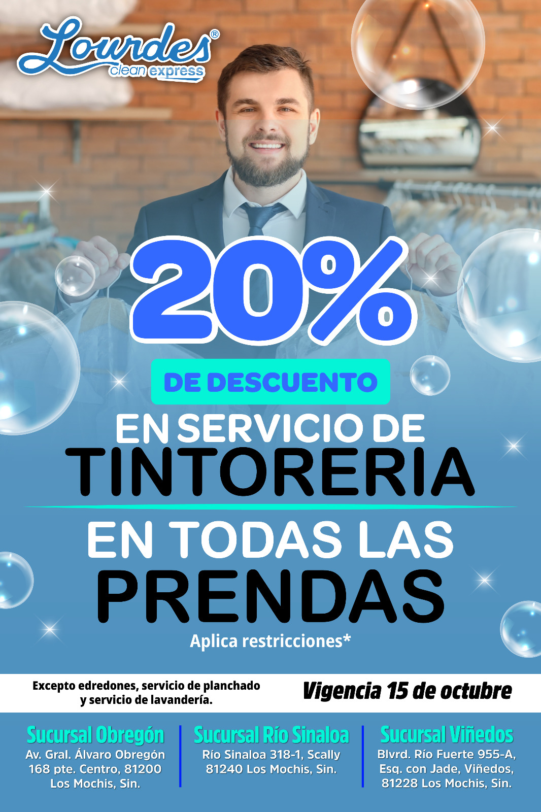 Descuento de Tintorerias